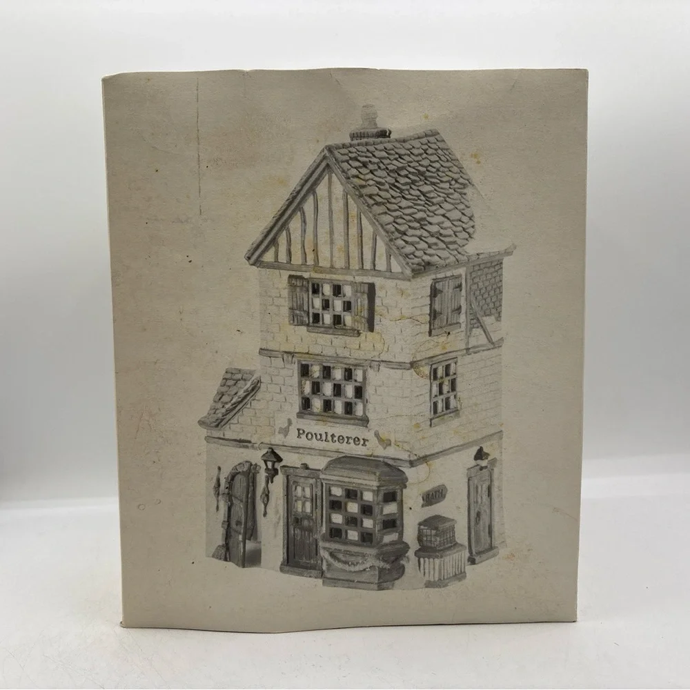 Department‎ 56 1988 Vintage HVC Dickens Village Series Poulterer 5926-9 Retired